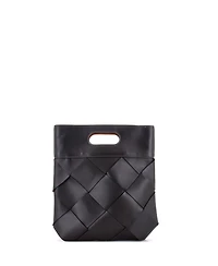 Pre-Owned Bottega Veneta Small Slip Tote Maxi Intrecciato Leather