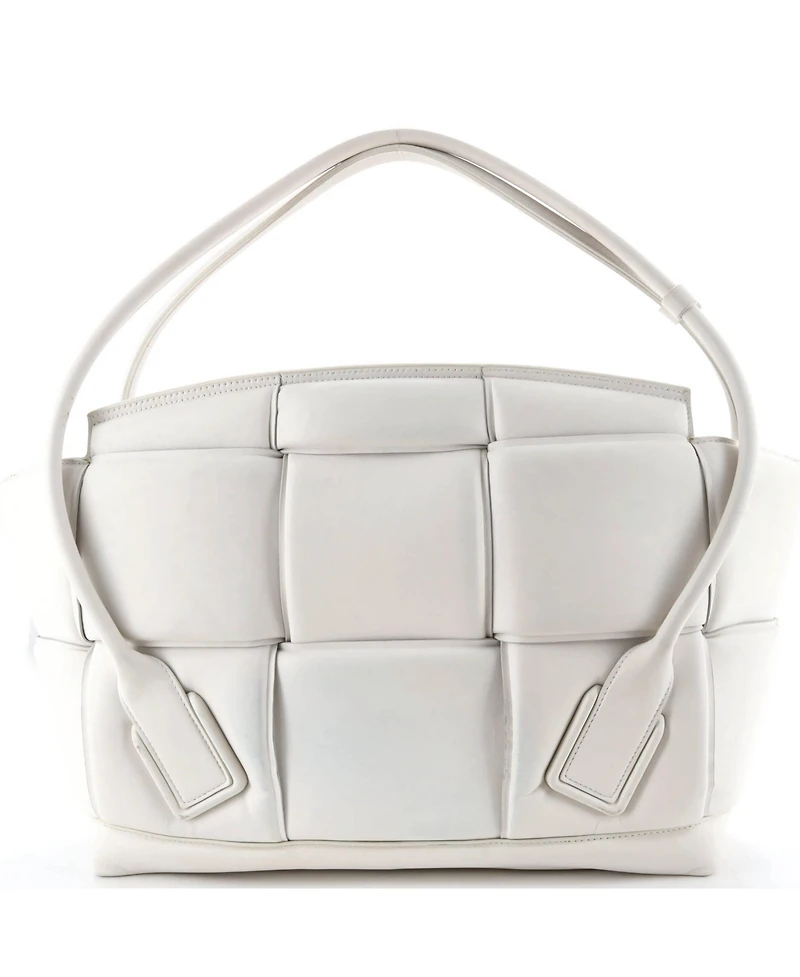 Pre-Owned Bottega Veneta Large Arco Bag Padded Maxi Intrecciato Leather