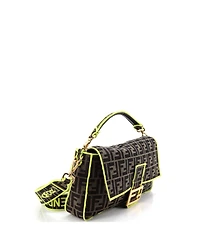 Pre-Owned Fendi Baguette Nm Bag Zucca Canvas