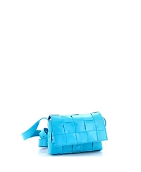 Pre-Owned Bottega Veneta Cassette Crossbody Bag Maxi Intrecciato Leather