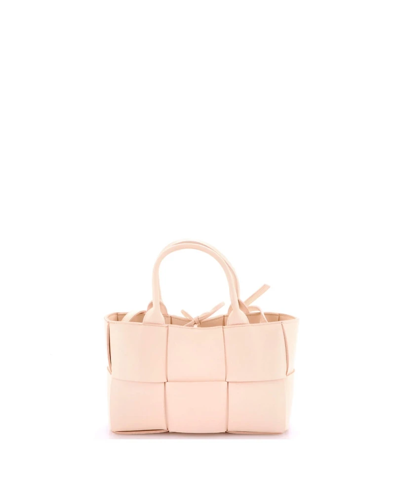 Pre-Owned Bottega Veneta Mini Arco Tote Maxi Intrecciato Leather