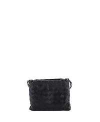 Pre-Owned Bottega Veneta Small Drawstring Dustbag Crossbody Bag Intrecciato Nappa