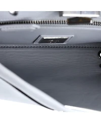 Pre-Owned Fendi Regular Peekaboo Bag Leather with Ribbon Whipstitch