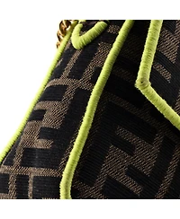 Pre-Owned Fendi Mini Baguette Nm Bag Zucca Canvas