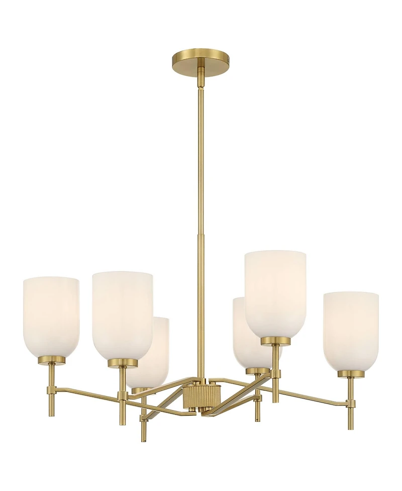 Possini Euro Design Skye 27 3/4" Wide 6-Light Chandelier