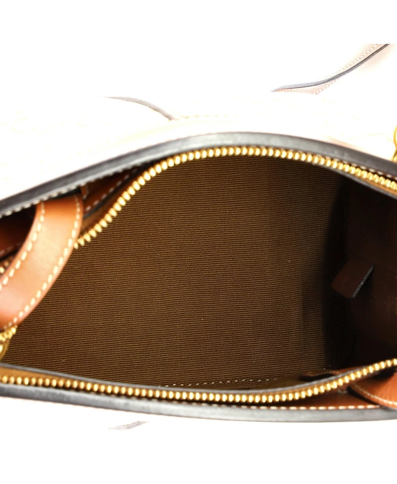 Pre-Owned Celine Small Teen Cabas De France Bag Triomphe Coated Canvas