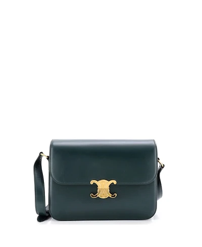 Pre-Owned Celine Large Triomphe Shoulder Bag Smooth Calfskin