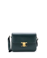 Pre-Owned Celine Large Triomphe Shoulder Bag Smooth Calfskin
