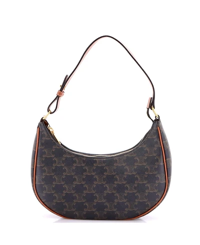 Pre-Owned Celine Ava Bag Triomphe Coated Canvas