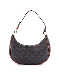Pre-Owned Celine Ava Bag Triomphe Coated Canvas