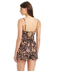 Sanctuary Women's Sleeveless Square Neck Swim Cover-Up Top