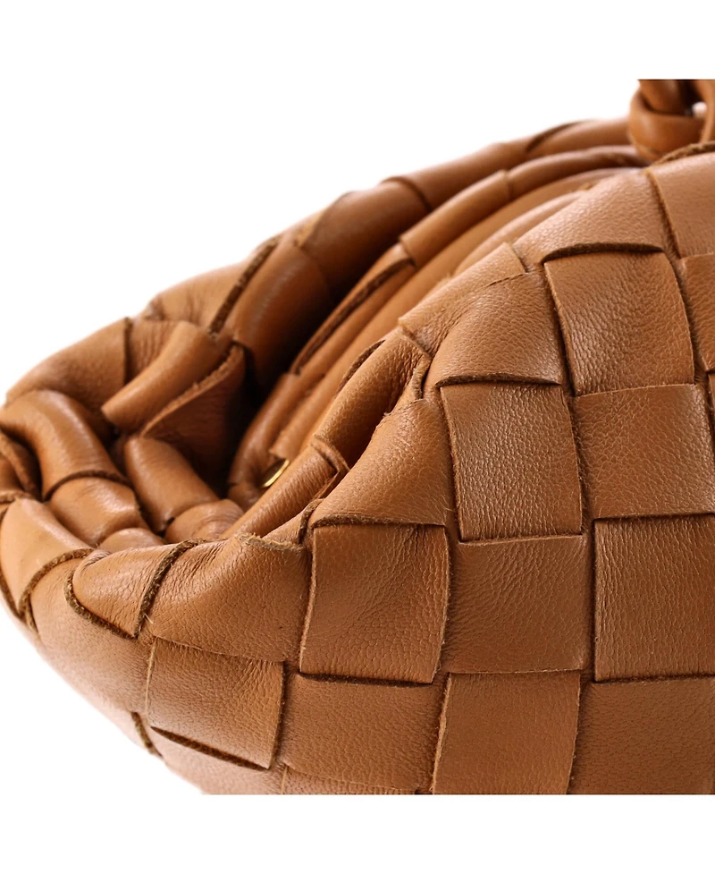 Pre-Owned Bottega Veneta Mini The Pouch Intrecciato Nappa