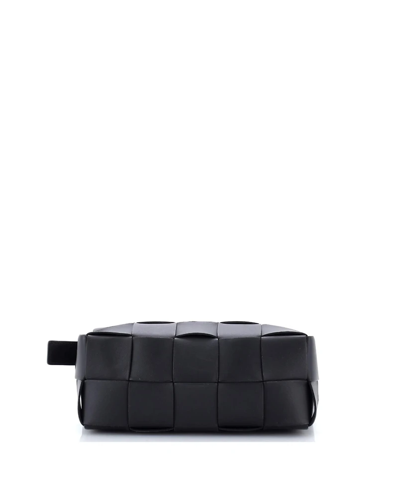 Pre-Owned Bottega Veneta Brick Cassette Shoulder Bag Maxi Intrecciato Leather