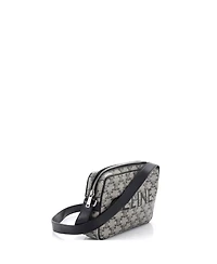 Pre-Owned Celine Medium Logo Messenger Bag Triomphe Coated Canvas