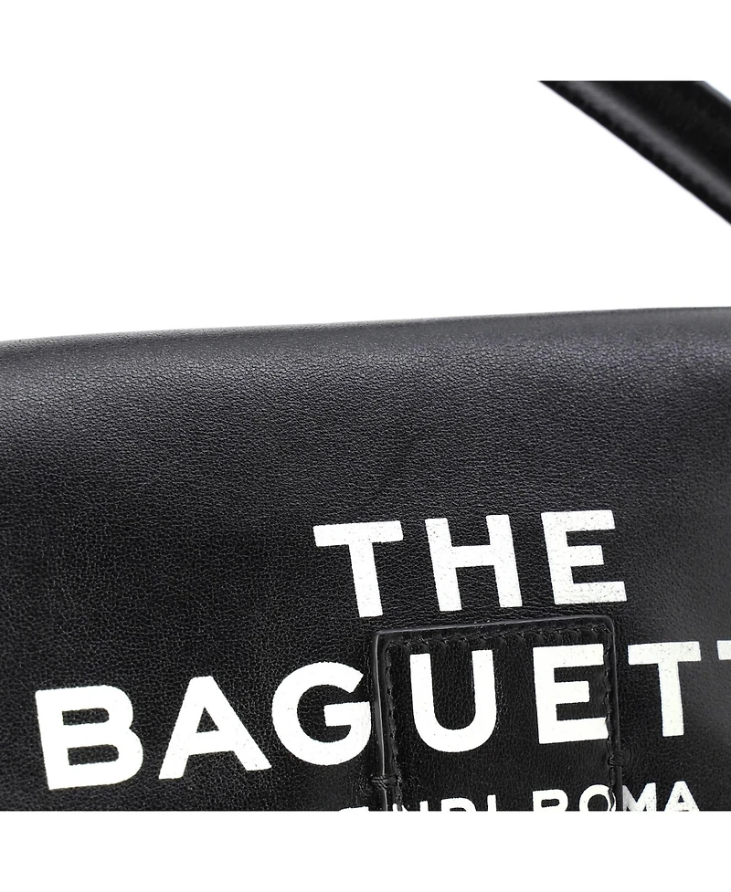 Pre-Owned Fendi Medium x Marc Jacobs Bow Baguette Nm Bag Printed Leather