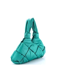 Pre-Owned Bottega Veneta Padded Lock Bag Maxi Intrecciato Leather