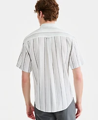 Tommy Bahama Men's Short-Sleeve Stripe Shirt