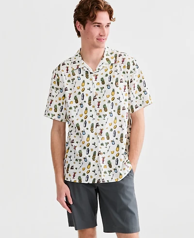 Tommy Bahama Men's Short-Sleeve Printed Shirt