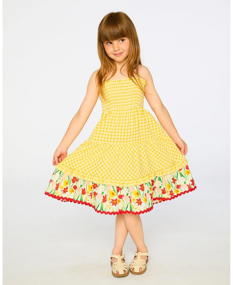 Deux par Deux Little/ Big Girl Sundress