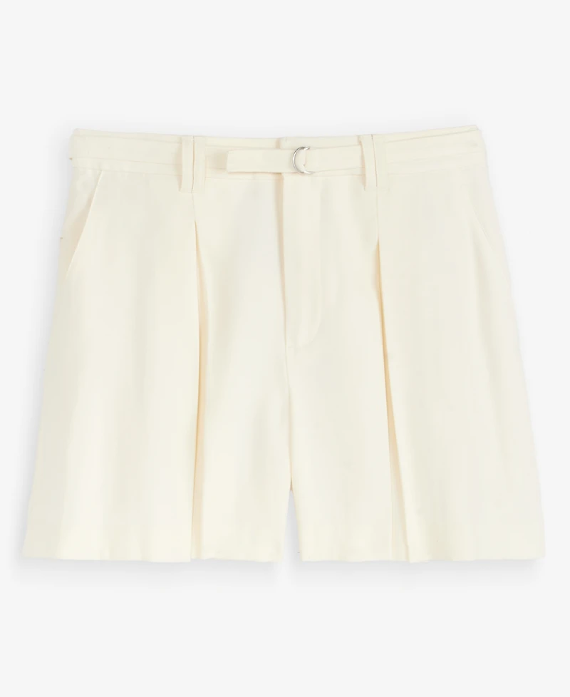 I.n.c. International Concepts Women's Pleat-Front Belted-Waist Shorts, Macy's Exclusive