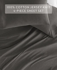 ienjoy Home Jersey Cotton 4-Pc. Sheet Set