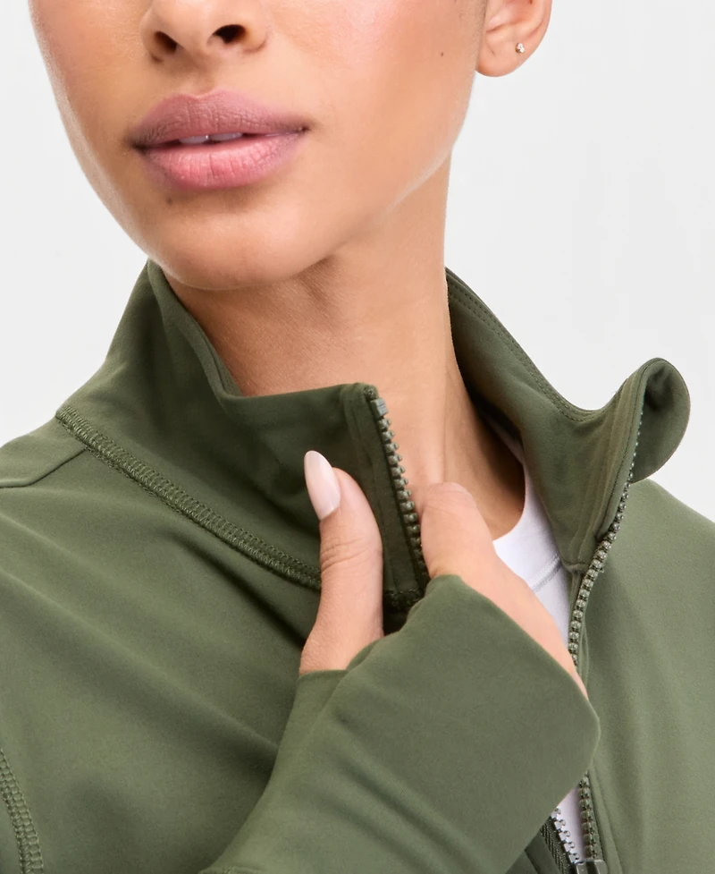 Id Ideology Women's Studio Full-Zip Jacket, Exclusively at Macy's