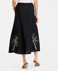I.n.c. International Concepts Women's Embroidered Midi Skirt, Macy's Exclusive