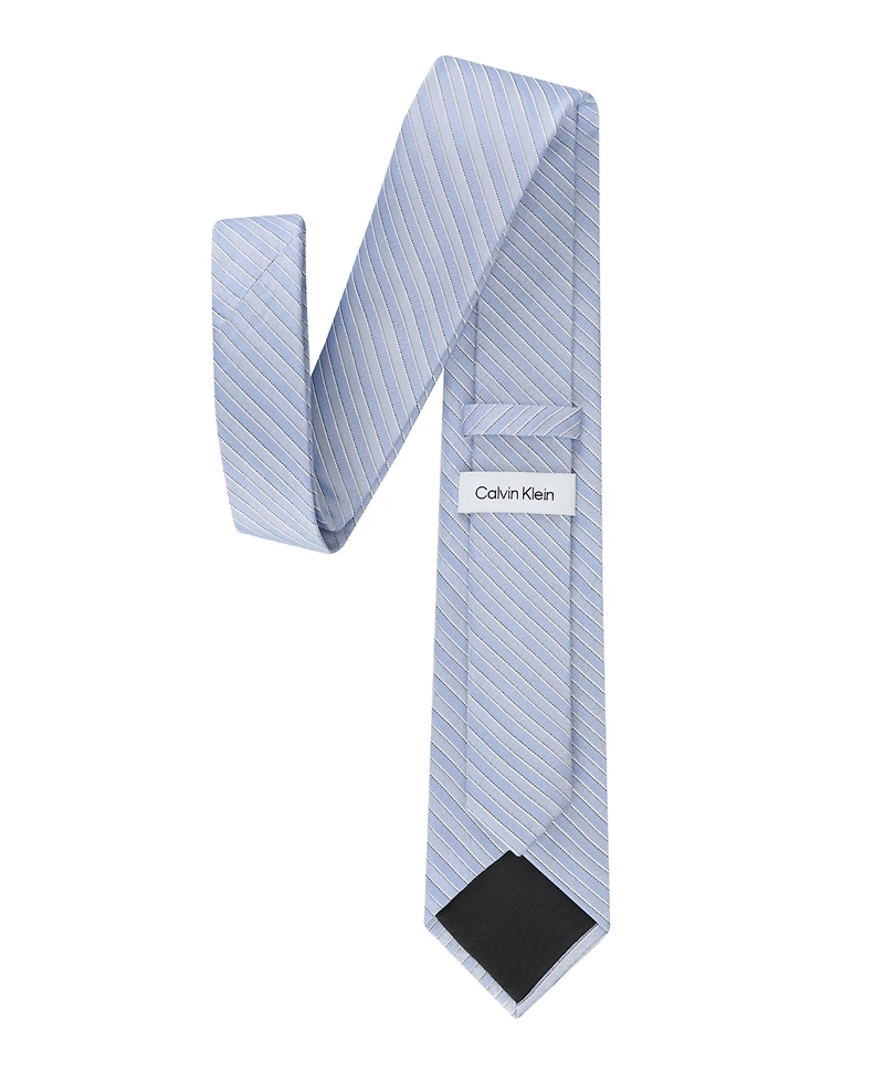 Calvin Klein Men's Classic Fit Manzon Striped Tie