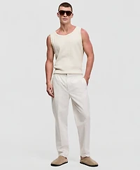 Mode of One Men's Relaxed-Fit Solid Linen Pants, Macy's Exclusive