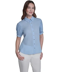 Tommy Hilfiger Women's Collared Top