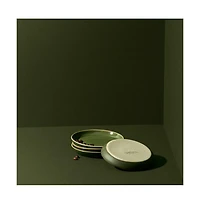 Gharyan Stoneware, Stoneware Flat Side Plate | Edan 5.1" - Set of 4