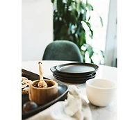 Gharyan Stoneware, Stoneware Flat Dessert Plate | Epa 7.9" - Set of 4