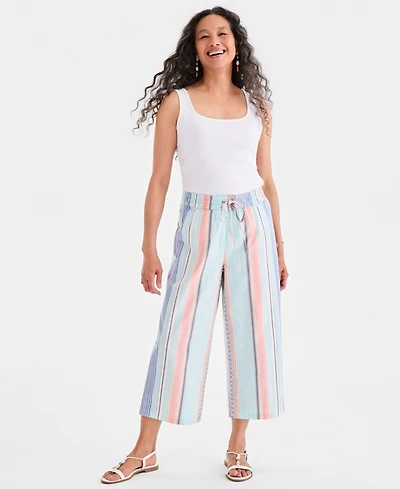 Style & Co Women's Cotton Drawstring Pull-On Pants, Macy's Exclusive