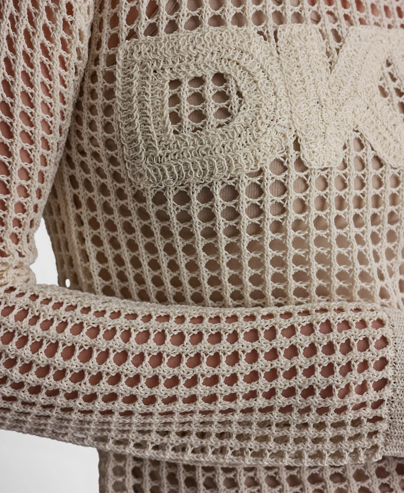 Dkny Jeans Petite Long-Sleeve Ballet Neck Sweater