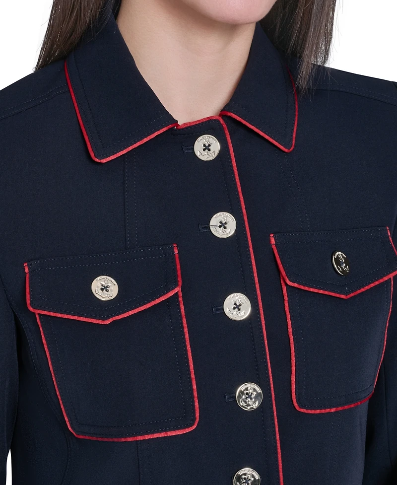 Tommy Hilfiger Women's Button-Front Blazer