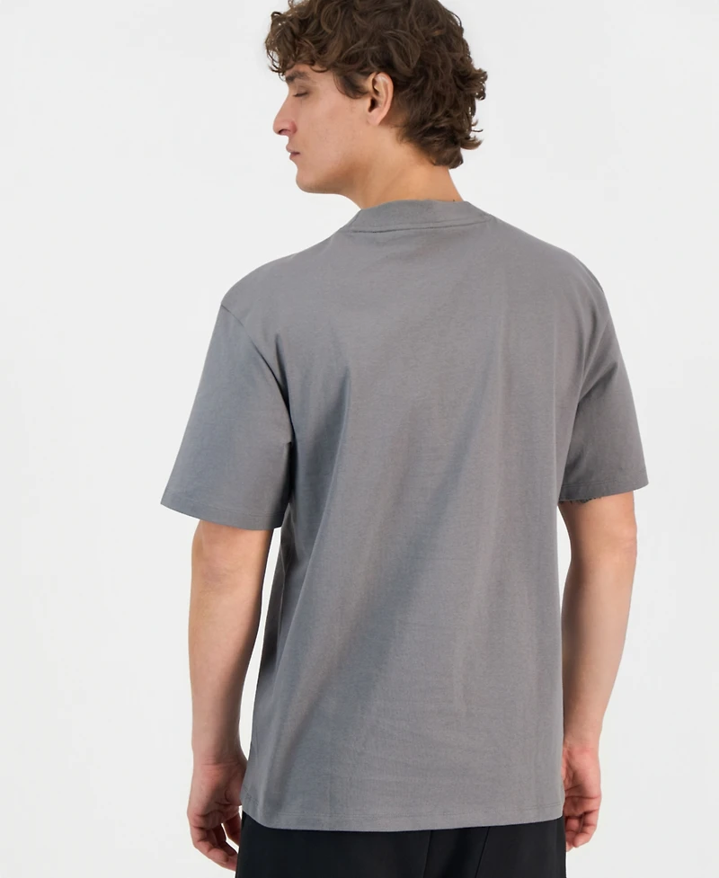 Hugo Boss Men's Dapolino Cotton Logo Crewneck T-Shirt