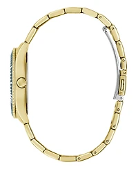 Guess Women's Gold-Tone Stainless Steel Multi-Function Watch, 36mm