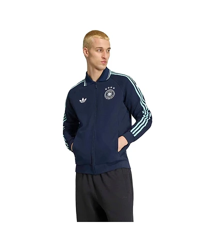 Adidas Men's Navy Germany National Team 2026 World Cup Anthem Full-Zip Jacket