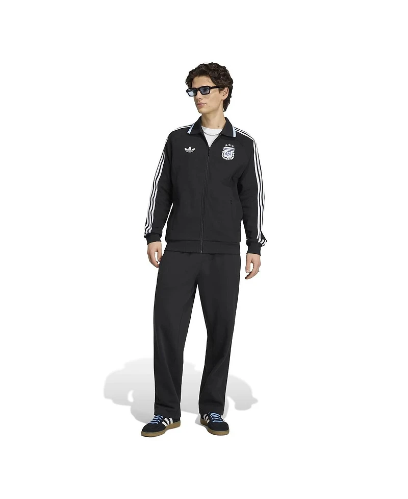 Adidas Men's Black Argentina National Team 2026 World Cup Anthem Full-Zip Jacket