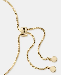 Dkny Gold-Tone 40" Crystal Pave Beaded Pendant Necklace