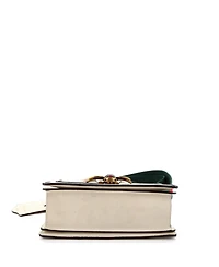 Pre-Owned Gucci Small Queen Margaret Top Handle Bag Gg Coated Canvas with Leather