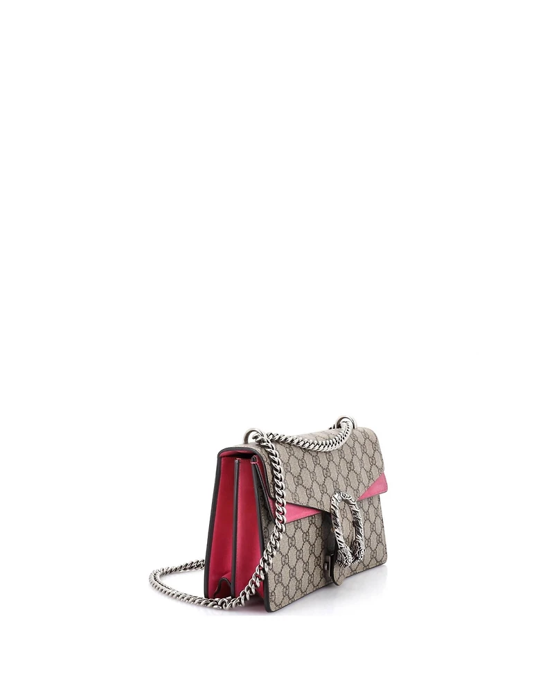 Pre-Owned Gucci Small Dionysus Bag Gg Coated Canvas