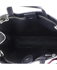 Pre-Owned Gucci Tall Convertible Soft Open Tote Gg Coated Canvas