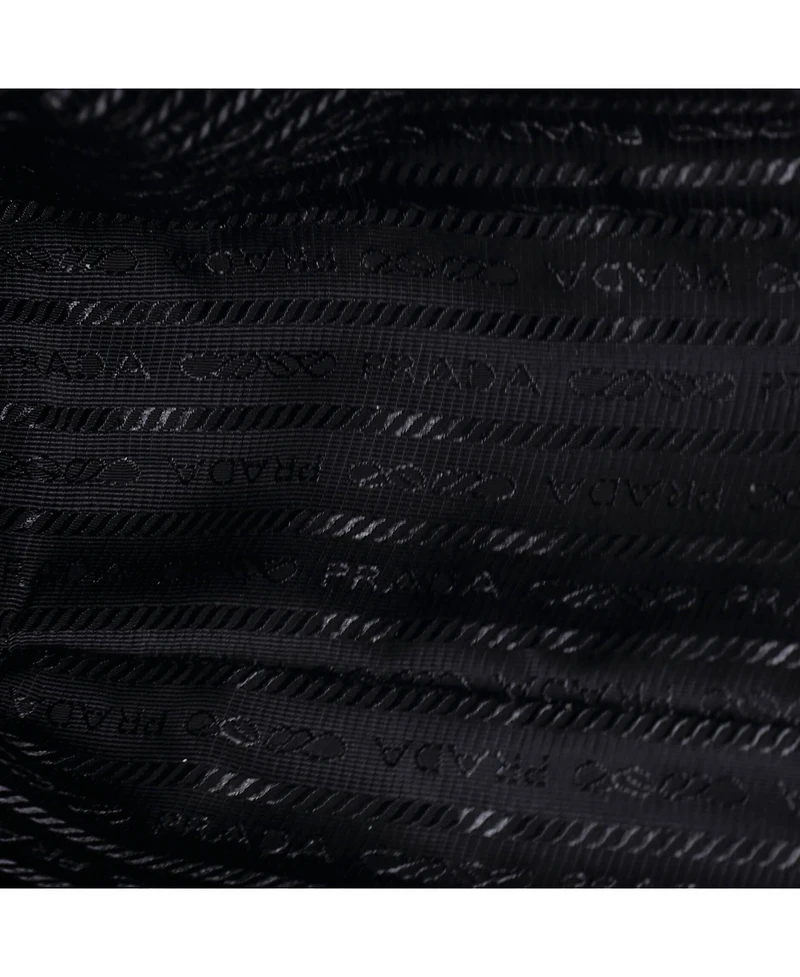 Pre-Owned Prada Small Logo Convertible Open Tote Leather