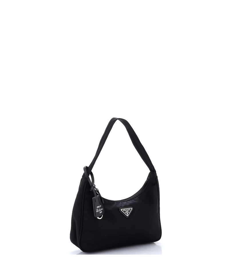 Pre-Owned Prada Mini Re-Edition 2000 Hobo Tessuto