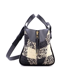 Pre-Owned Loewe Compact Paula's Ibiza Hammock Bag Raffia and Leather