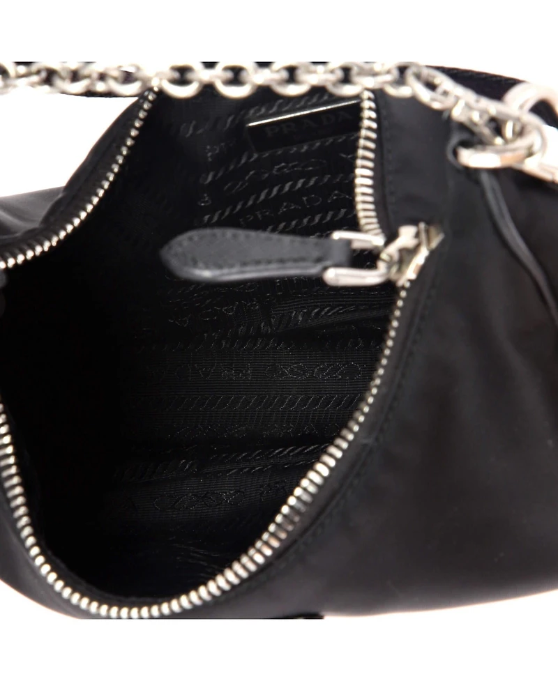 Pre-Owned Prada Small Re-Edition 2005 Shoulder Bag Tessuto