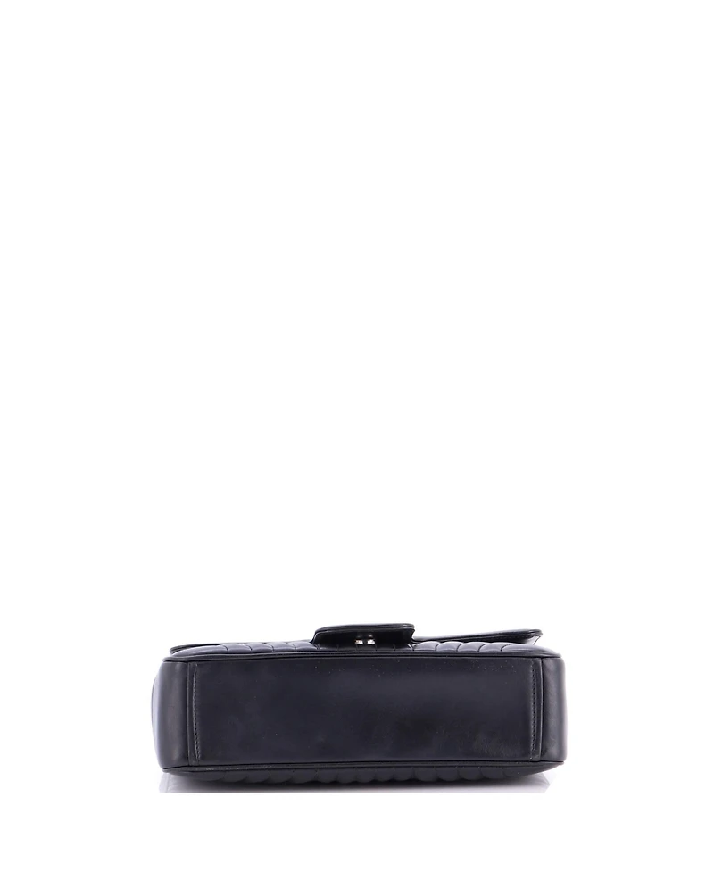 Pre-Owned Prada Chain Flap Shoulder Bag Diagramme Quilted Leather