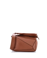 Pre-Owned Loewe Small Monochrome Puzzle Edge Bag Leather