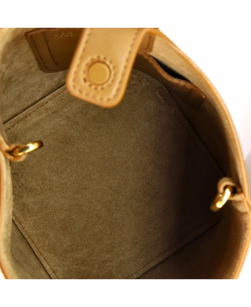 Pre-Owned Loewe Pebble Bucket Bag Leather